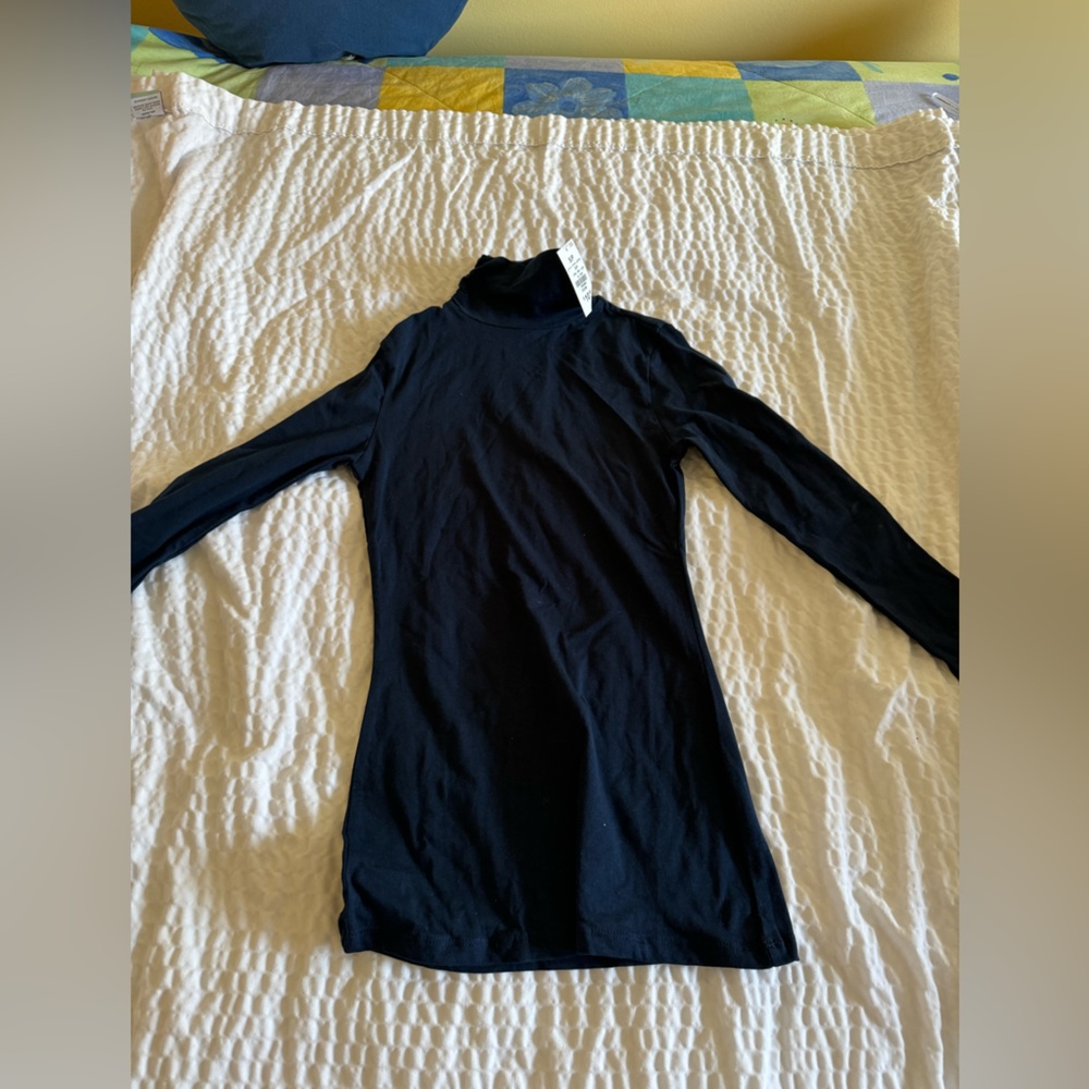 Navy blue turtleneck